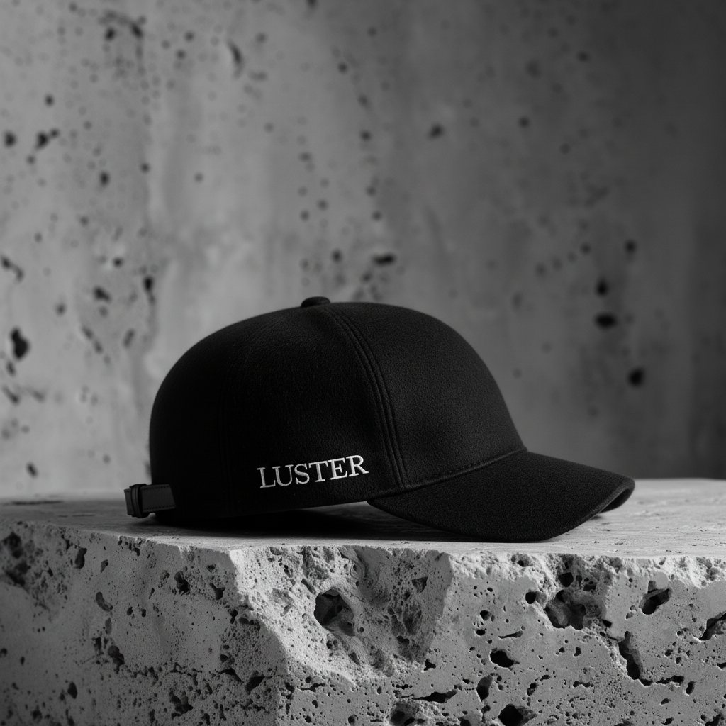 The Luster Cap in an editorial setting