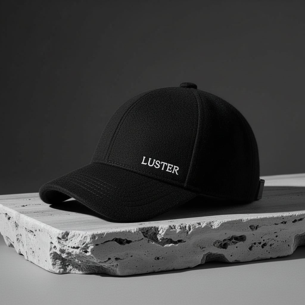 The Luster Cap on a stone plinth